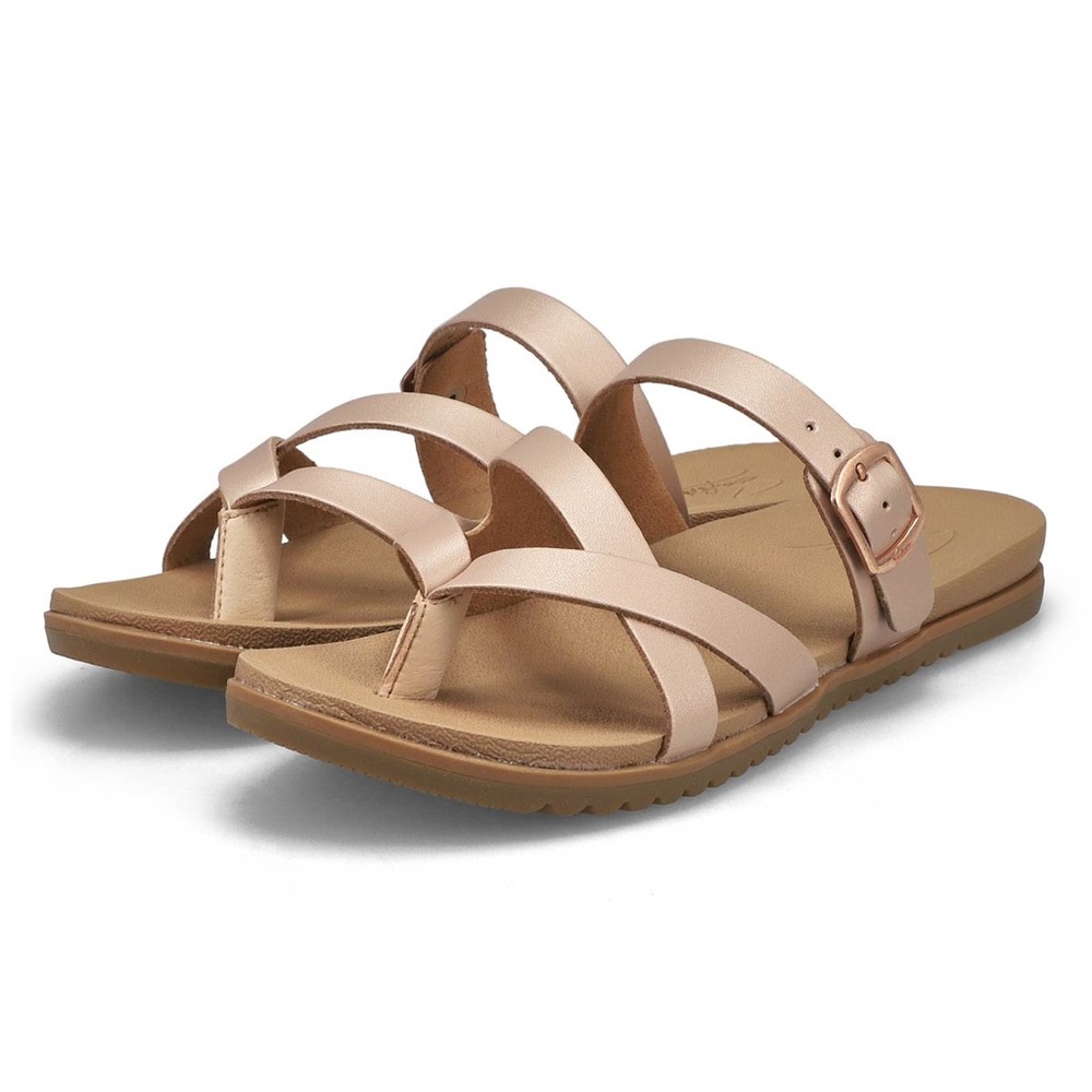 Softmoc | Rose Gold Thong Sandals